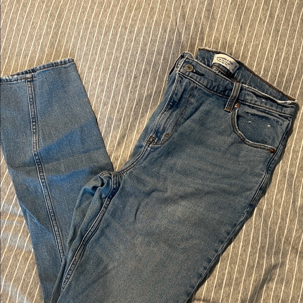 Abercrombie & Fitch Women's High Rise Blue Jeans